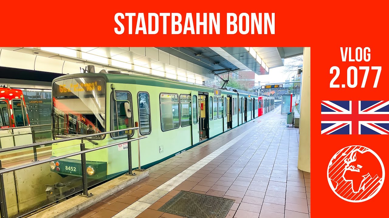 With the Stadtbahn Bonn from Siegburg to Bonn | TripReport | Vlog 2.077