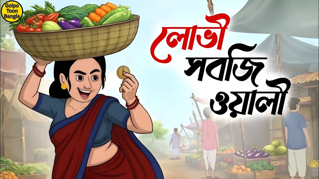 লোভী সবজিওয়ালি | Bengali Moral Stories Cartoon | Rupkothar Golpo | Thakumar Jhuli | @Golpo-z7j