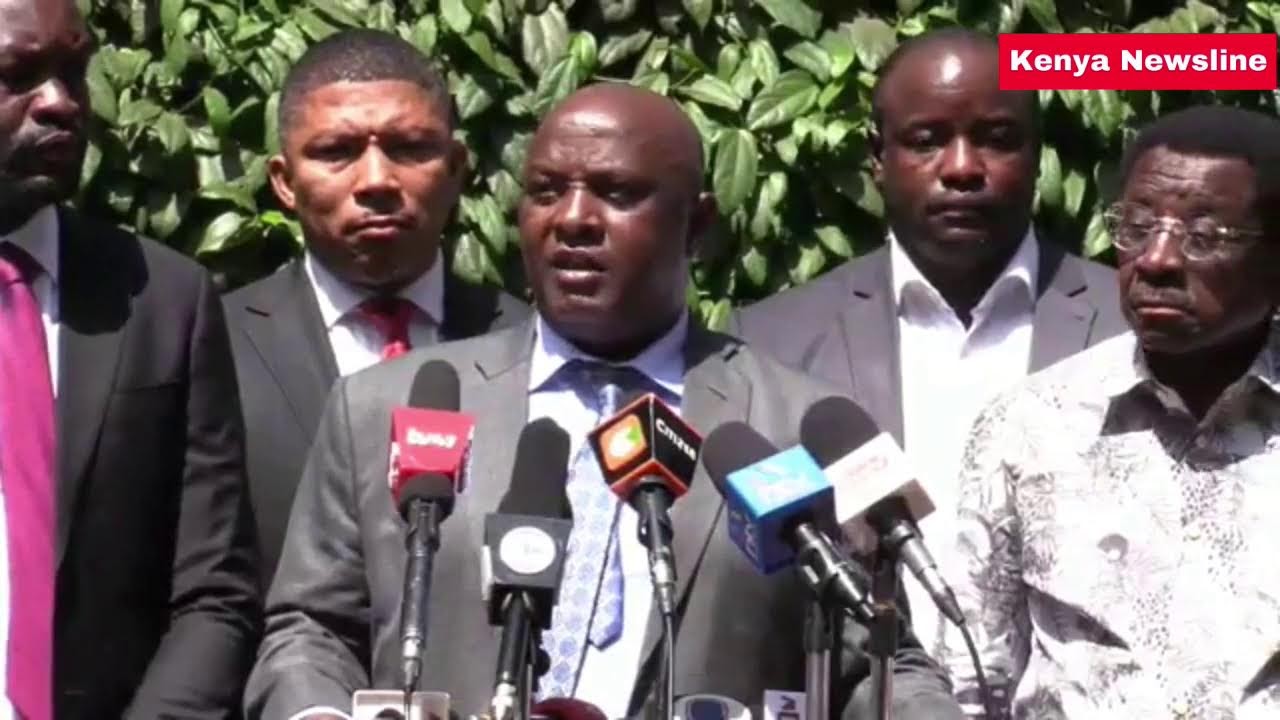 BREAKING NEWS LIVE: SIFUNA ADDRESSING THE NATION AFTER REMOVED AS ODM SECRETARY GENERAL