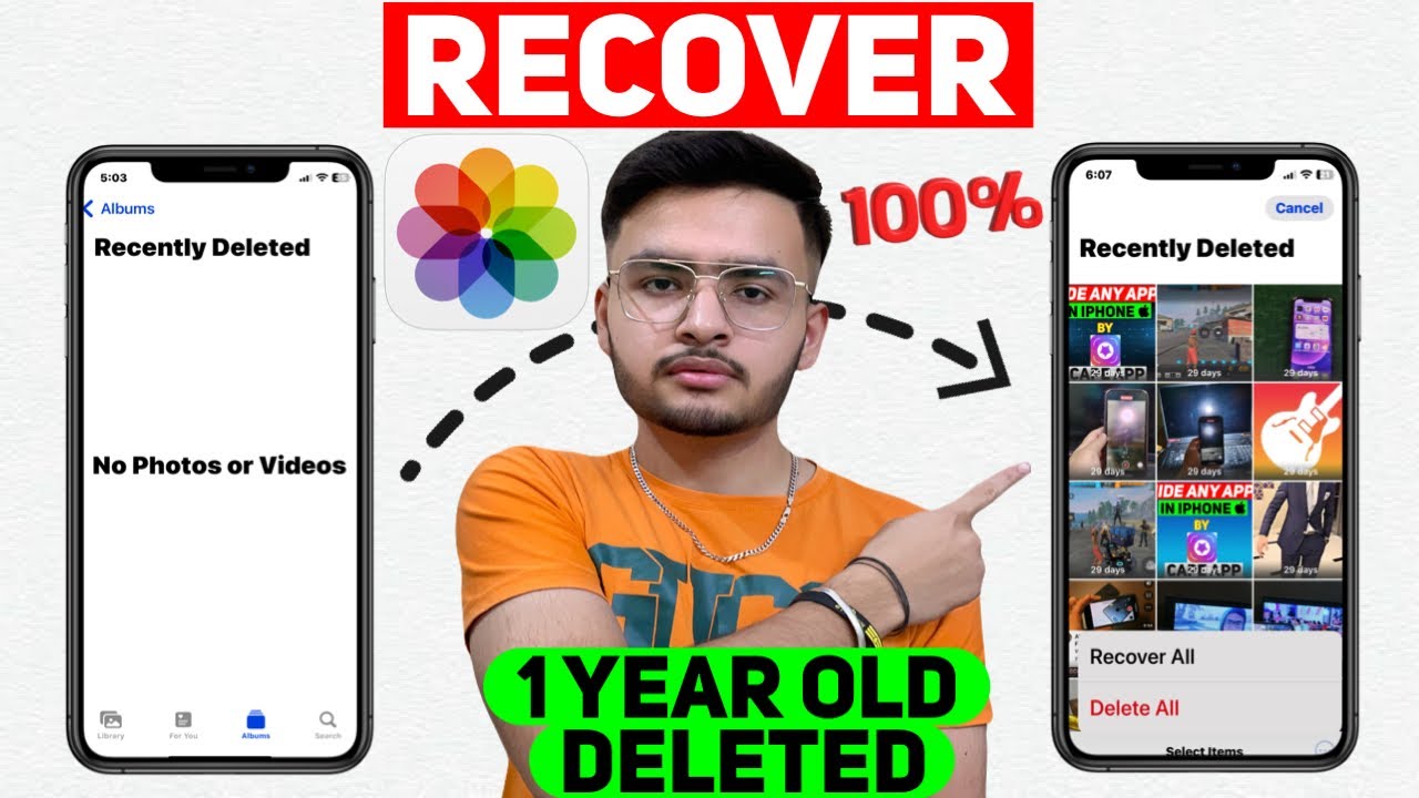 How to Recover recently/Permanently Deleted Photos on iPhone without backup