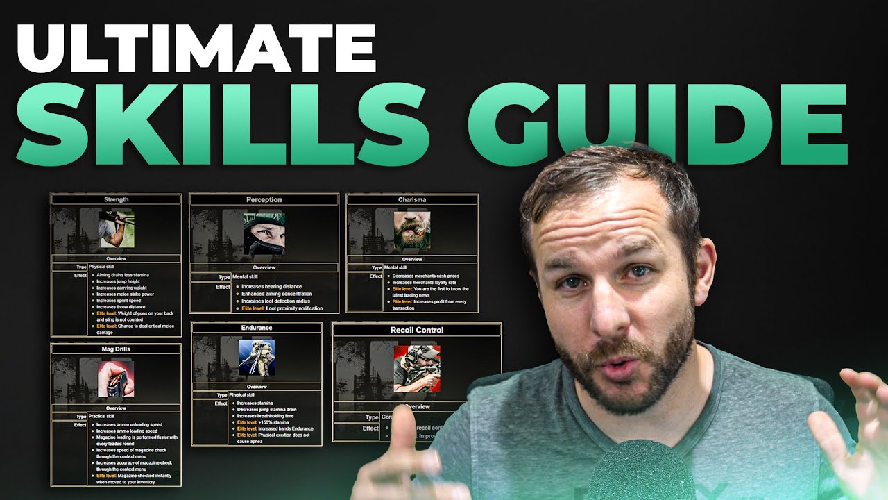 ULTIMATE Complete Skills Guide Levelling - Escape from Tarkov
