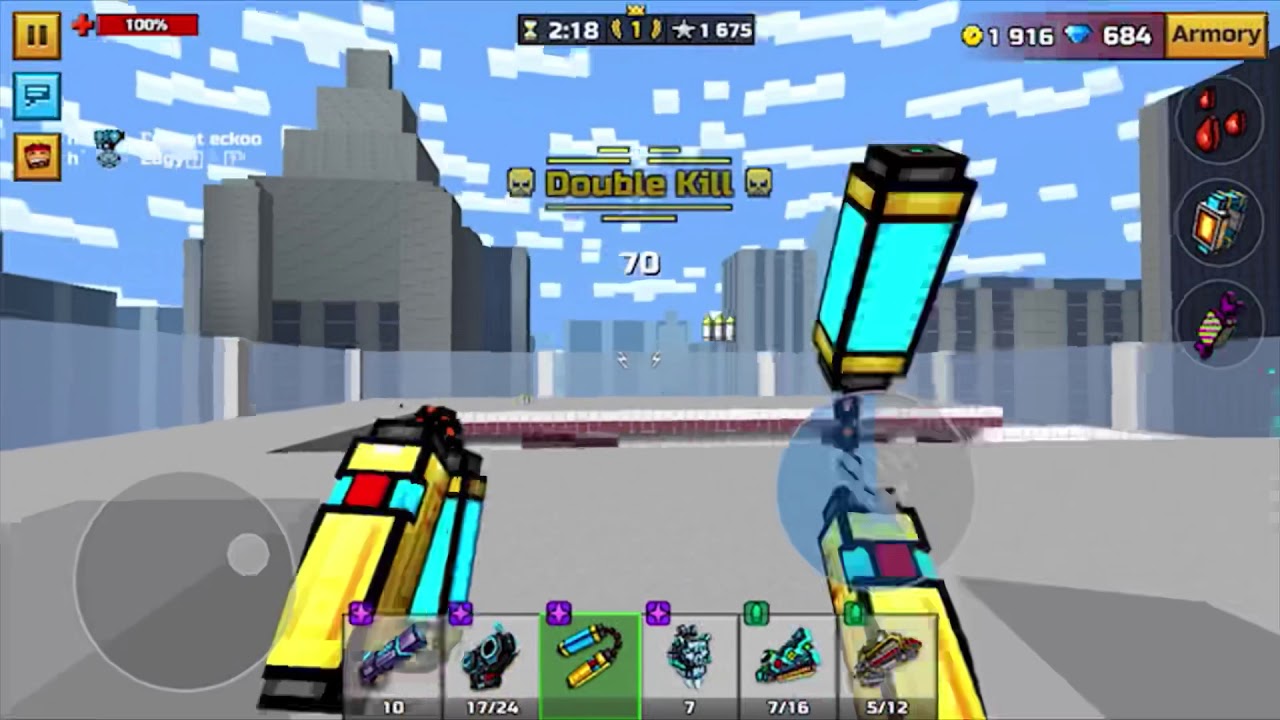 Pixel Gun 3D 75 Kill Gameplay