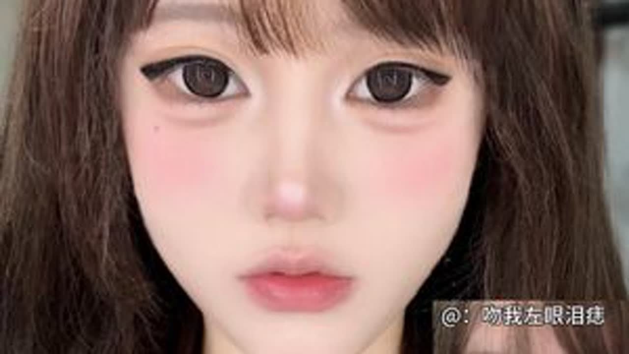 0基础新手5min 超详细冷脸小猫妆！全妆跟练！0基础也包会 