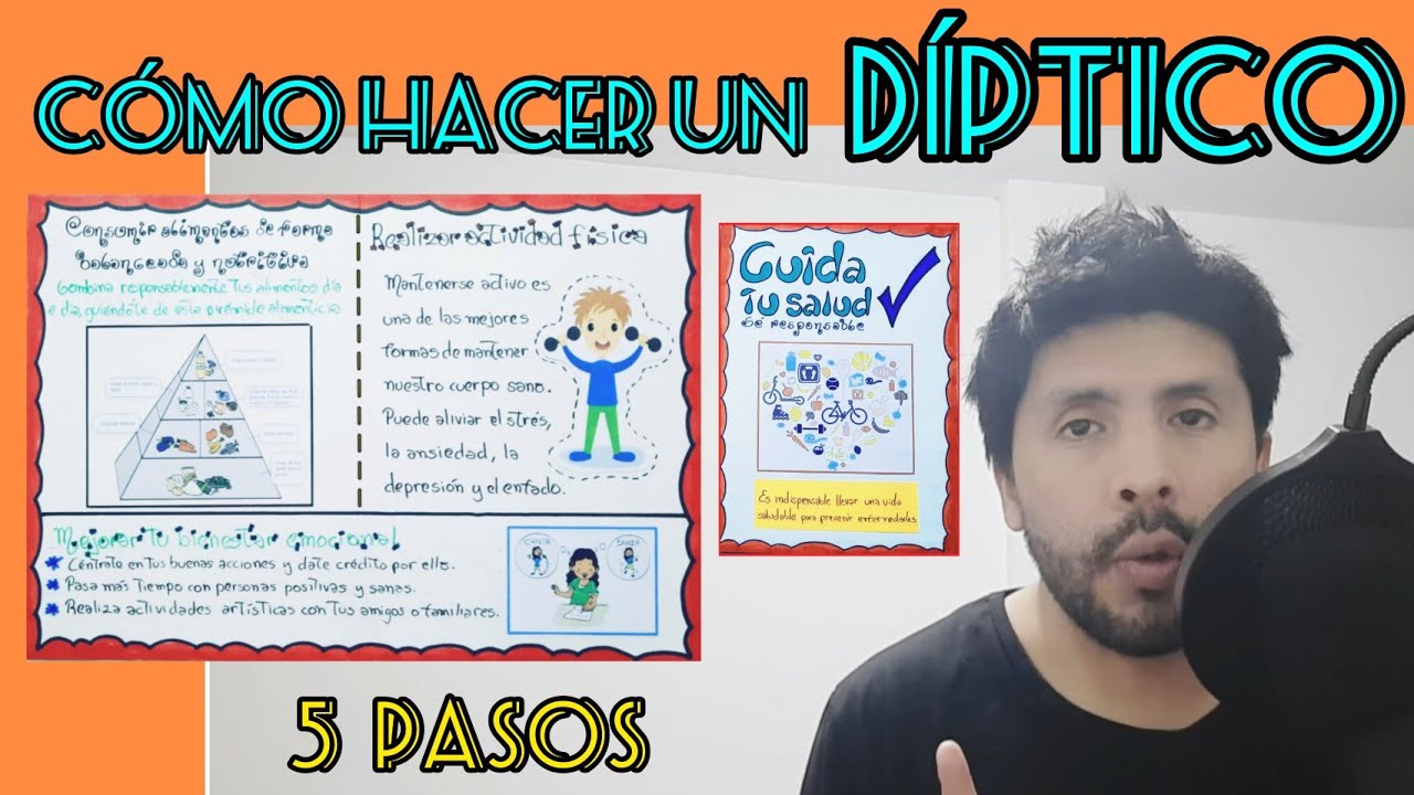 Como hacer un DIPTICO en 5 Pasos