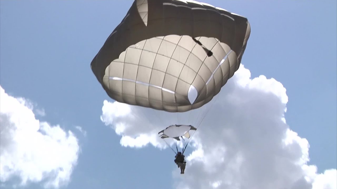 Paratrooper T-11 Parachute Jump Training