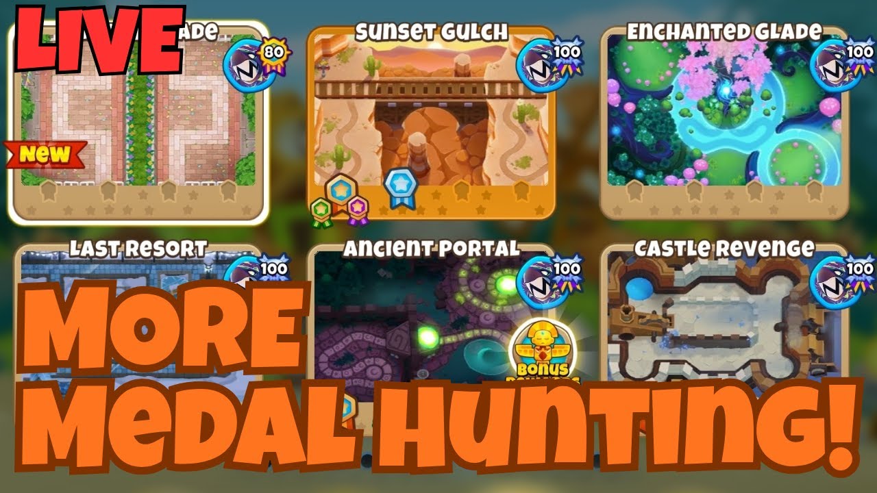 Even more medal hunting in BTD6 LIVE