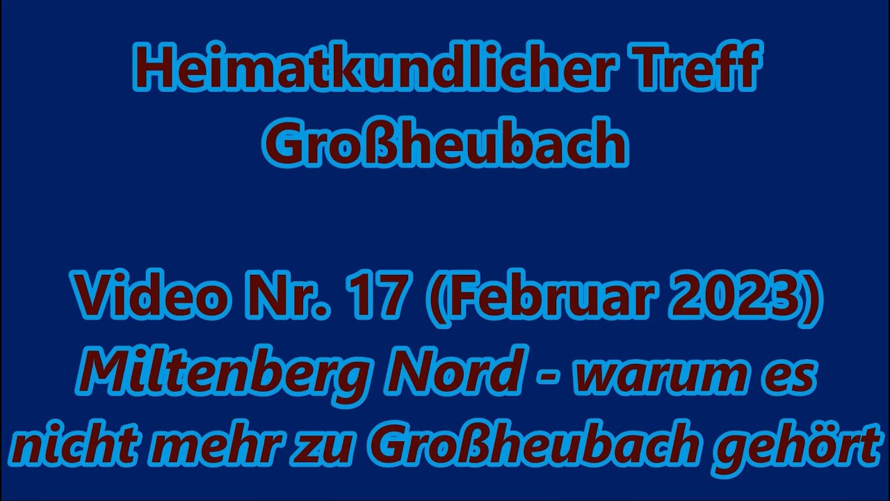 HKT Großheubach Video #17 - Miltenberg Nord