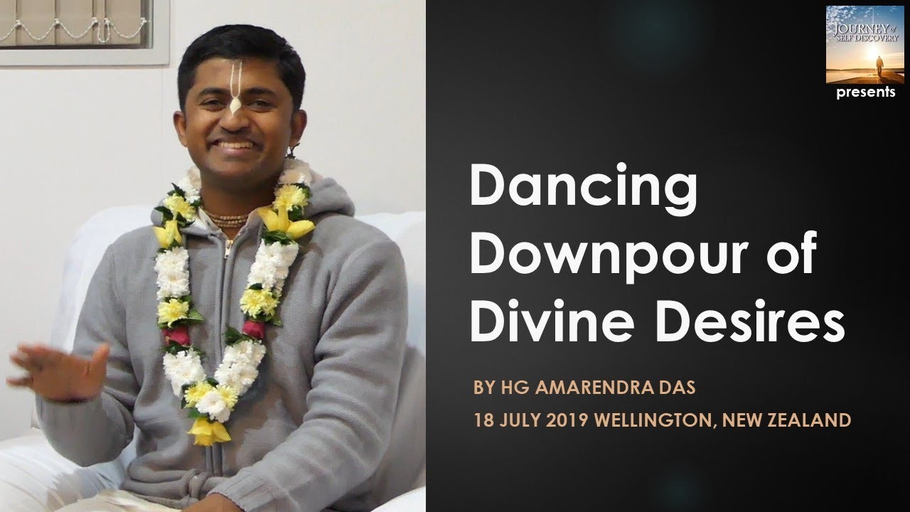 Dancing Downpour of Divine Desires by HG Amarendra Das