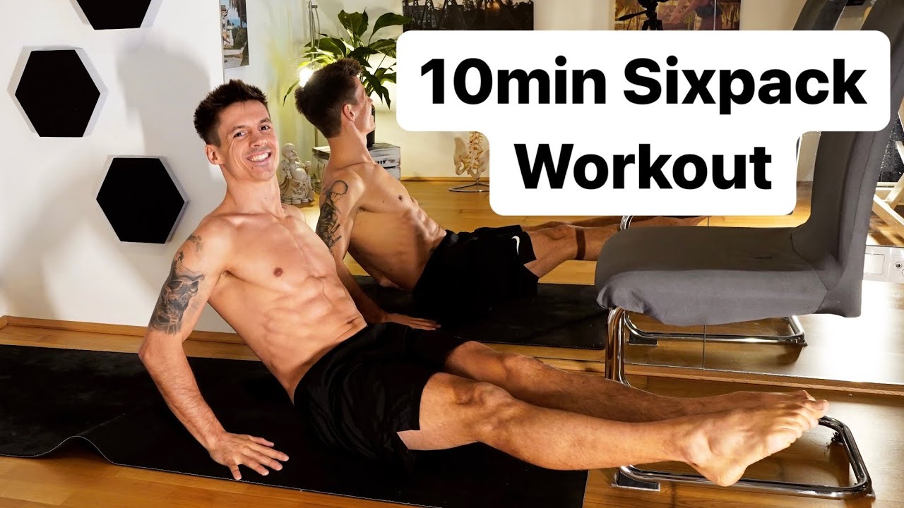 10 Minuten Sixpack Workout für Zuhause / Stärke deine Bauchmuskeln von Zuhause aus in nur 10 Minuten