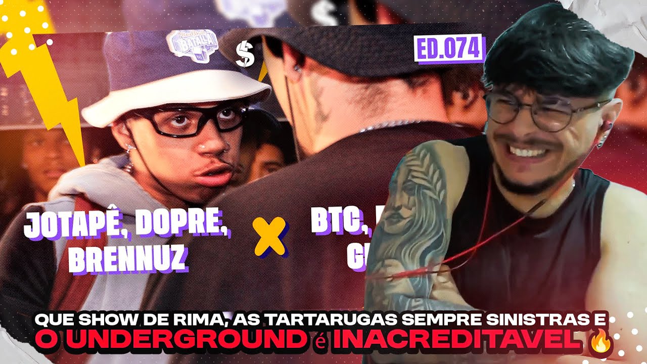 ALAN REAGE A (PEGOU FOGO!!!🔥) JOTAPÊ, DOPRE e BRENNUZ x BTC, FORTES e GUINHO | BDS TRIOS #74 | REACT