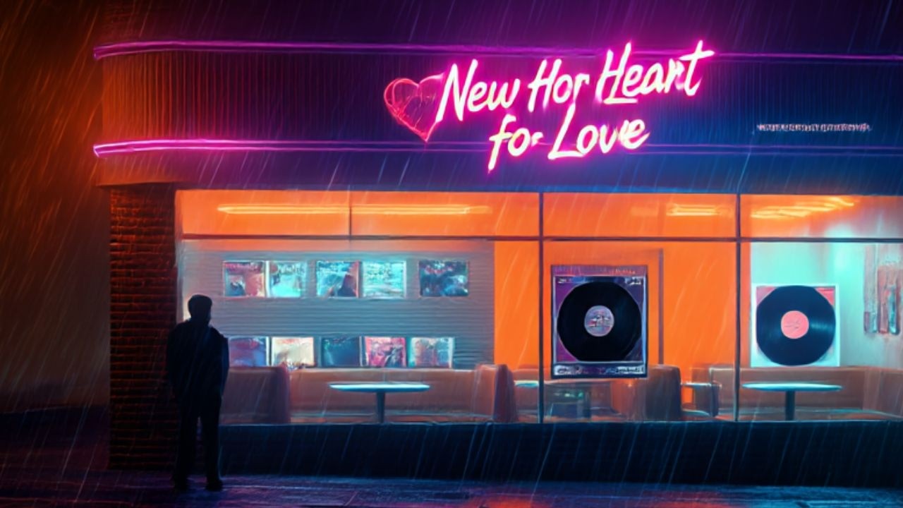 New Heart for Love (Remastered) — Cinematic 80s Night City Song | Male Vocal | Neon Love Story