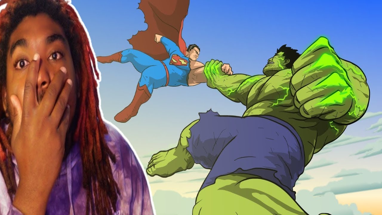 HULK IS TOO MUCH! |SUPERMAN VS HULK Animation (Full Version) -Taming The Beast II REACTION