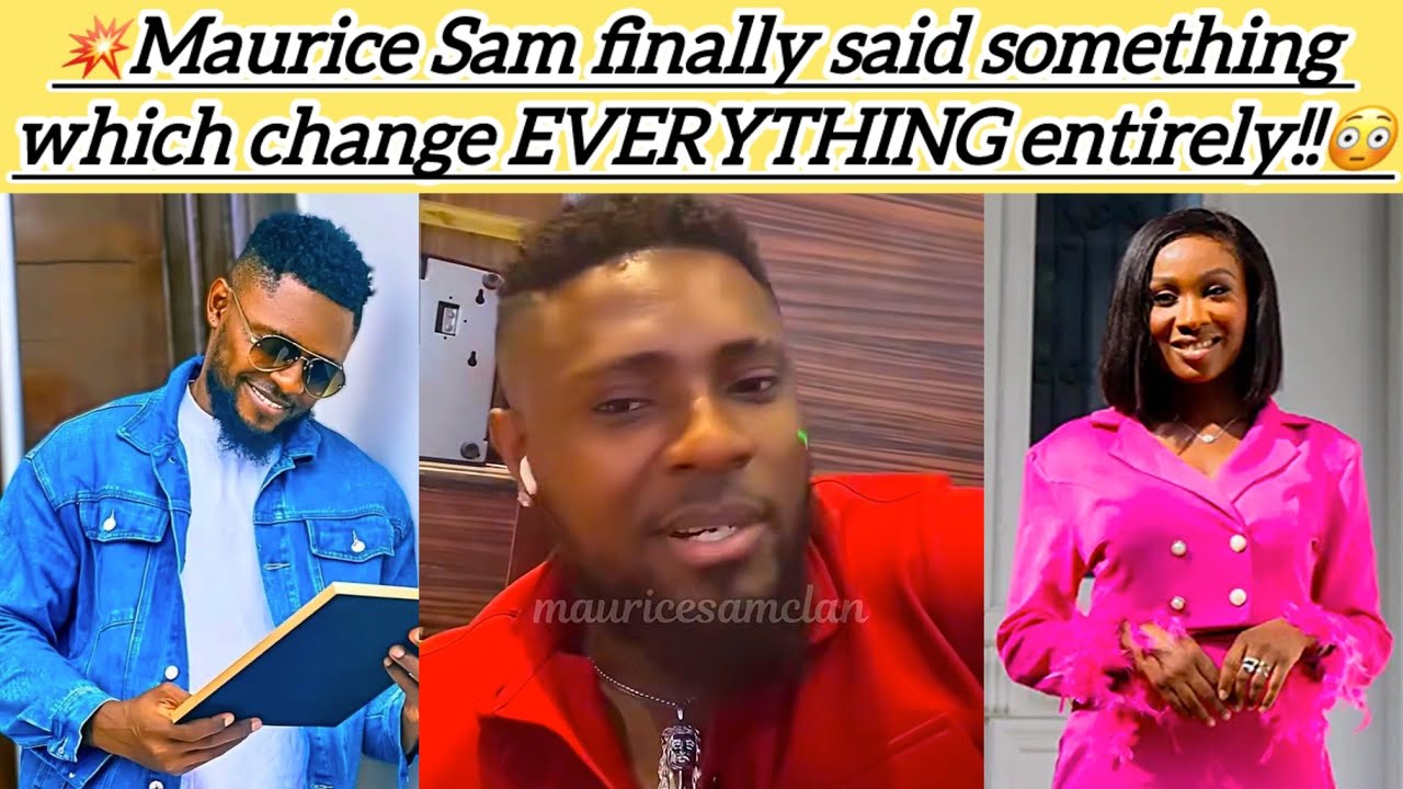 🔥”Maurice Sam Causes Chaos With Just One Statement”😲