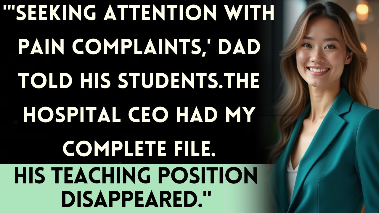 At Dad's Medical Lecture, He Called It 'Minor Discomfort'—Then His Boss Showed The Evidence"