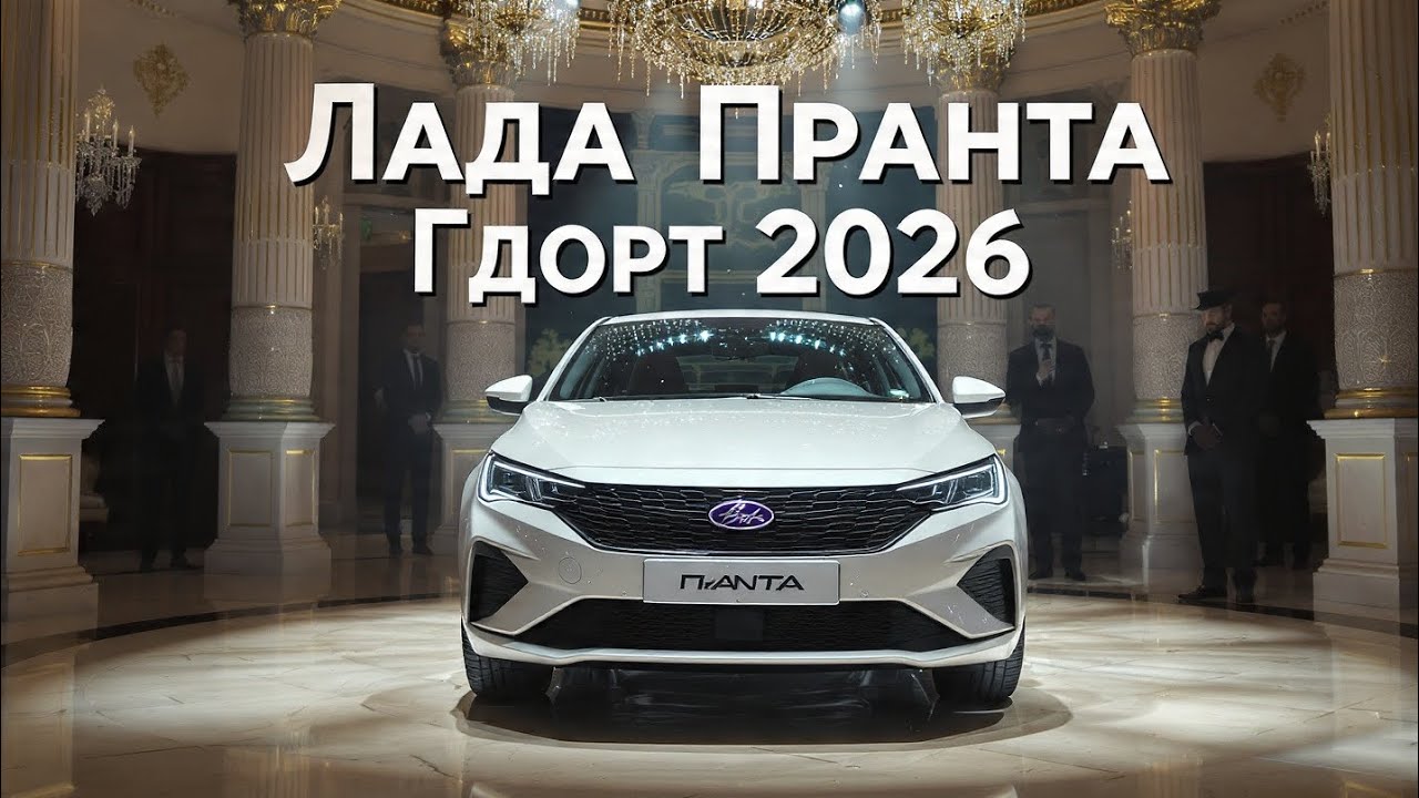 Лада Гранта Спорт 2026 – Доступный и Спортивный Белый Автомобиль!