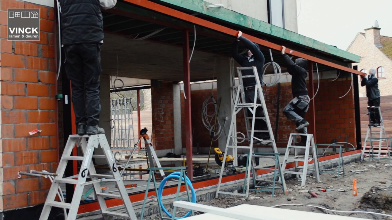 Hi-Finity schuifraam - productie en plaatsing - VINCK ramen & deuren