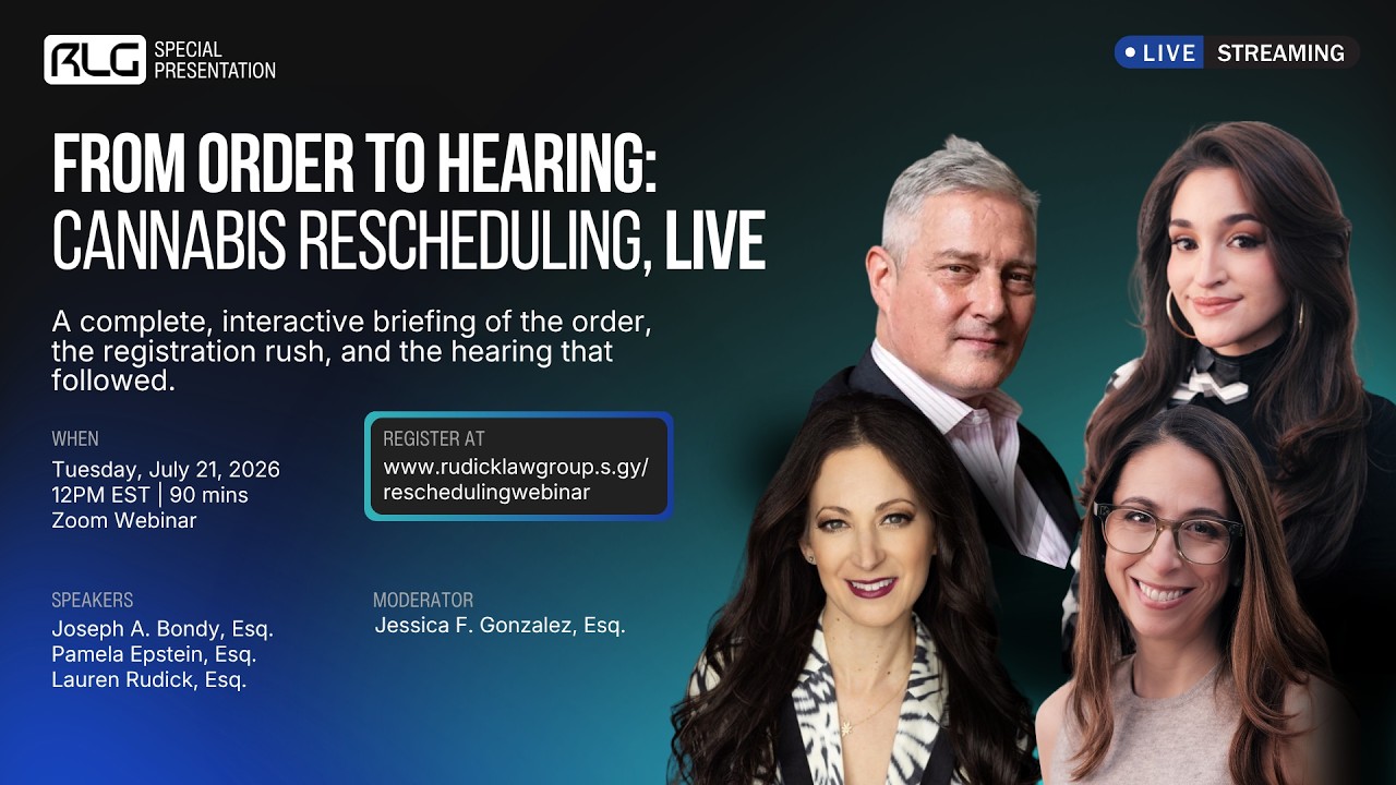 Cannabis Rescheduling Webinar Recap: What Schedule III Means for Your Business in 2026