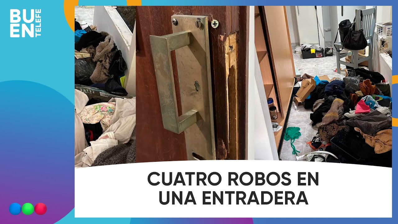 Robaron CUATRO DEPARTAMENTOS en una ENTRADERA en LA PLATA | #BuenTelefe