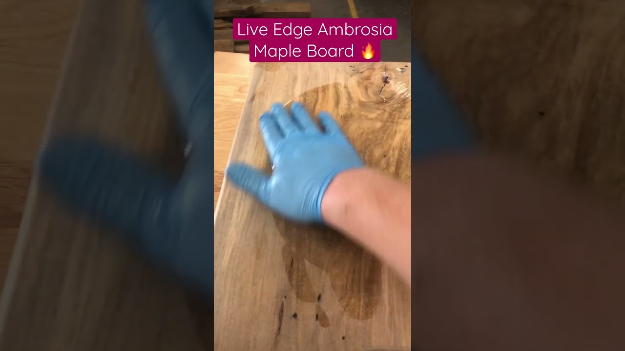 Watch this grain POP! Ambrosia Maple Charcuterie Board.