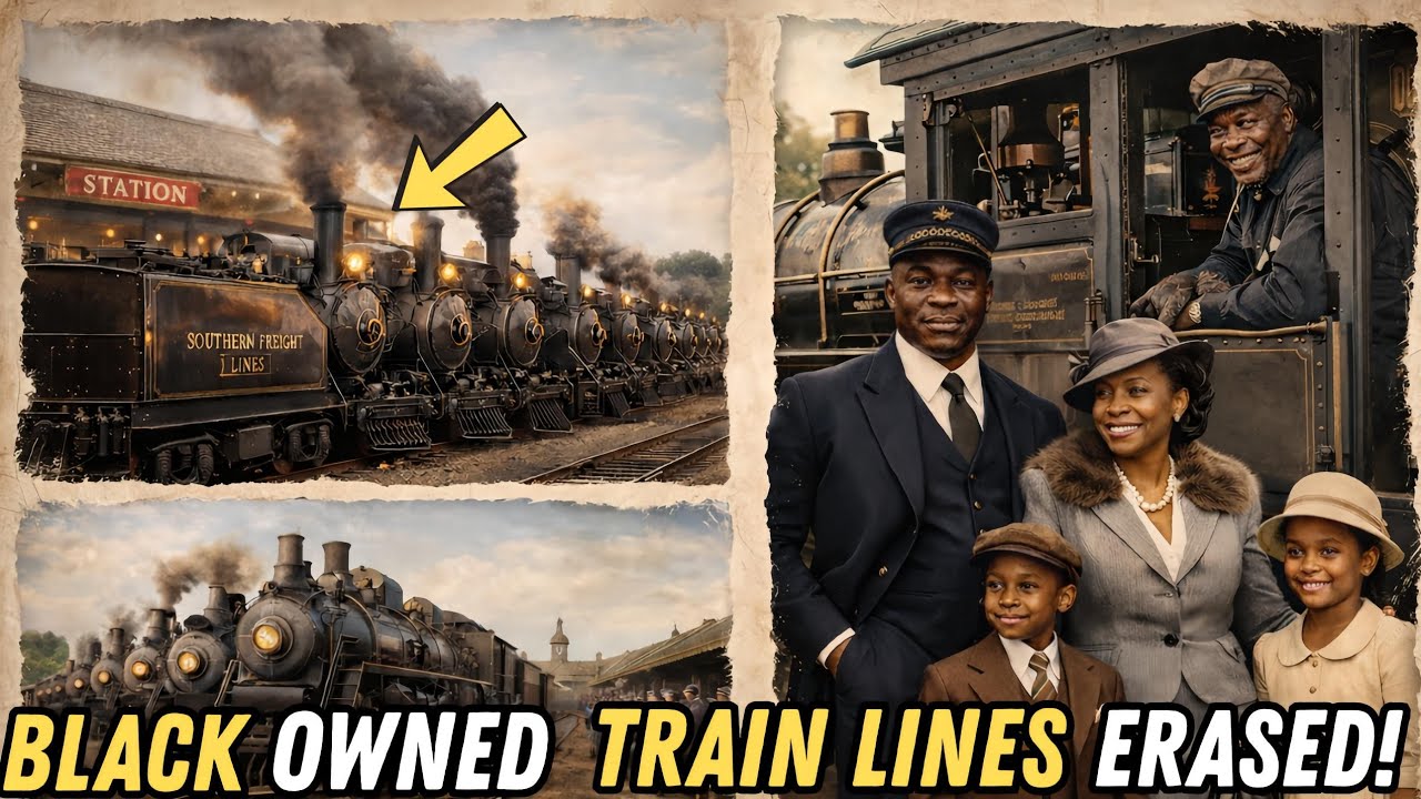 Rare Photos of Black Train Lines America ERASED!