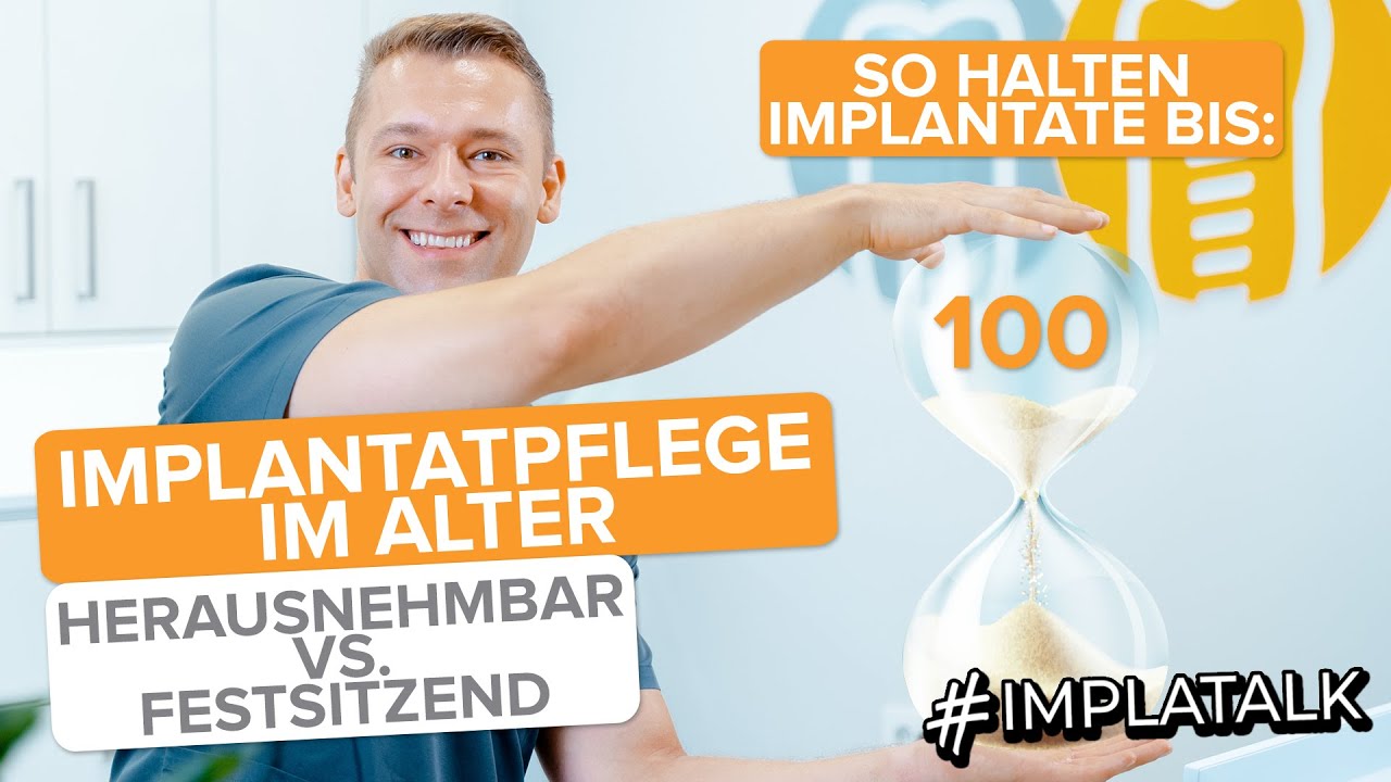 So halten Implantate bis du 100 bist - Pflege / Zahnersatzwahl / Stolperfallen