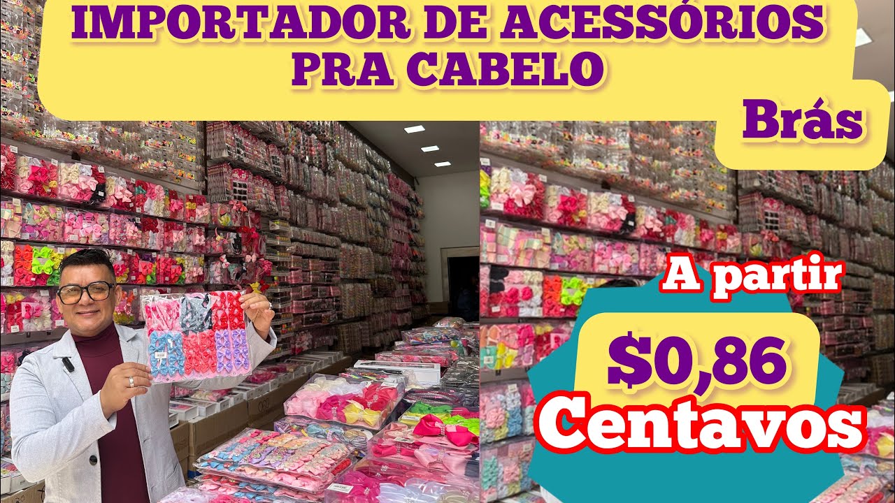 ACHEI NO BRÁS- O IMPORTADOR DE ACESSÓRIOS MAIS BARATO COM PRODUTOS A PARTIR DE $0,63 CENTAVOS