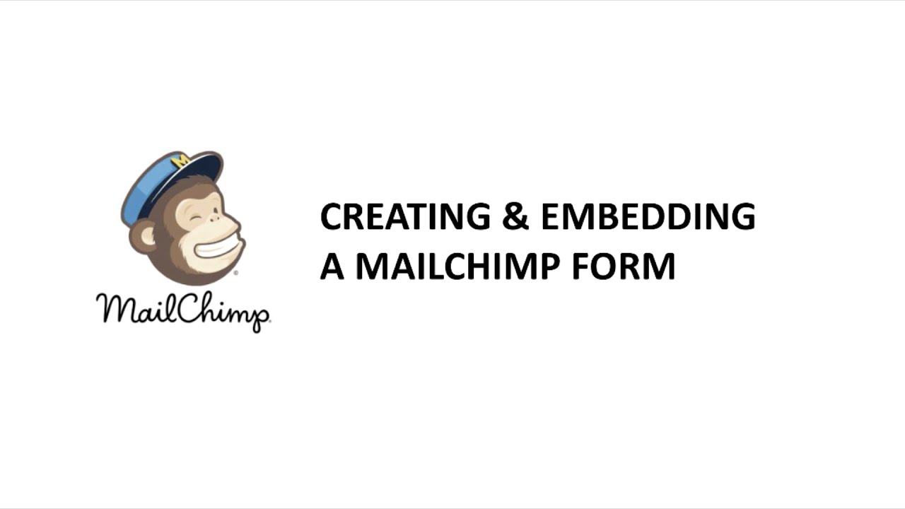 Embedding & Styling Your MailChimp Form