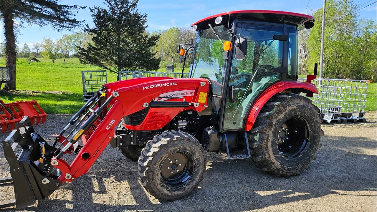 My new tractor!  McCormick X1.45