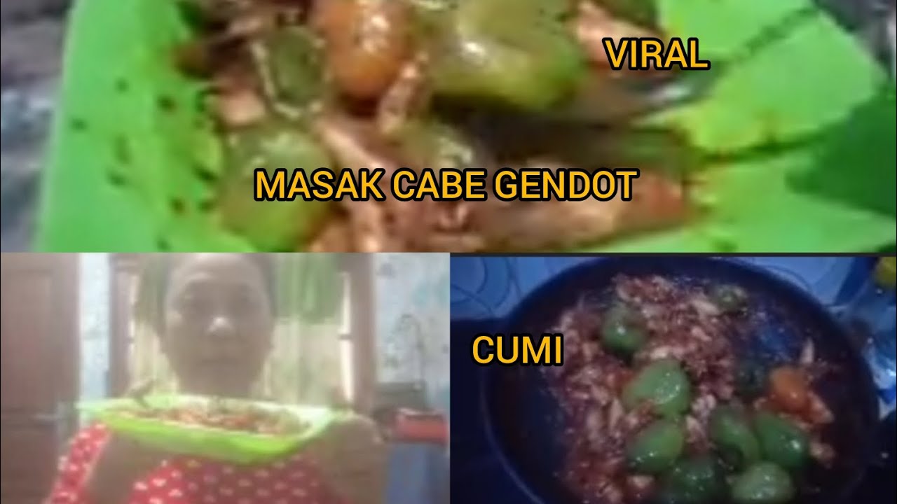 PENASARAN MASAK VIRAL# CABE  GENDOT CUMI WAH EMANG PEDES POL???