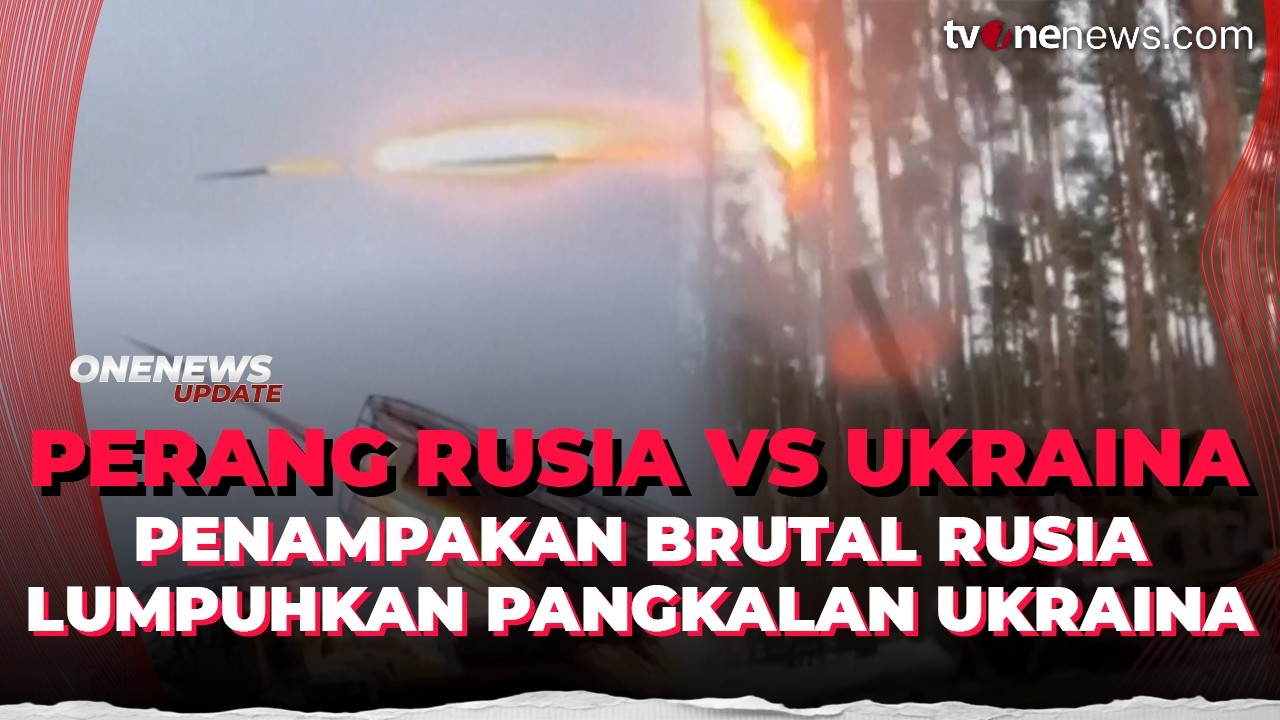 Penampakan Seram Serangan Brutal Rusia, Pangkalan Militer Ukraina Hancur Lebur | OneNews Update