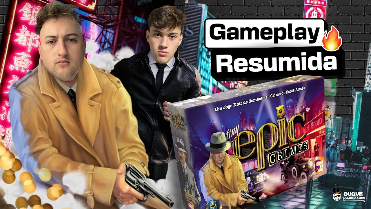 TINY EPIC CRIMES - Gameplay resumida