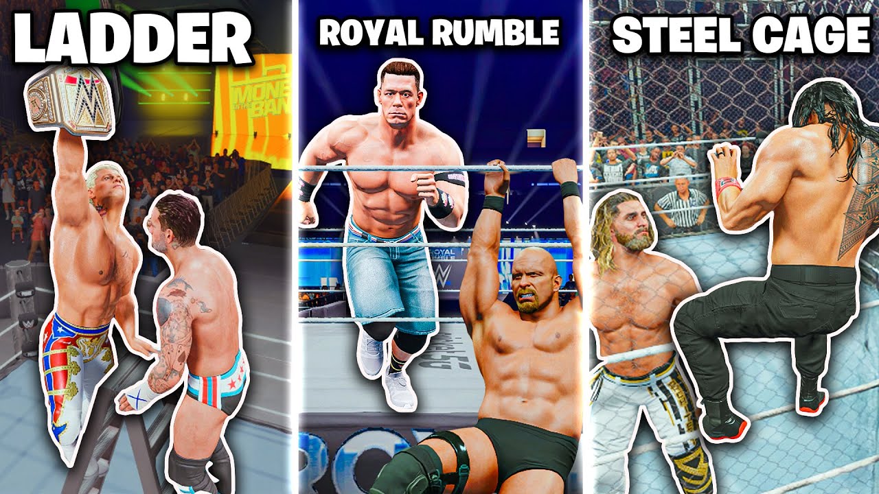 Могу ли я выиграть КАЖДЫЙ тип матча в WWE 2K25?