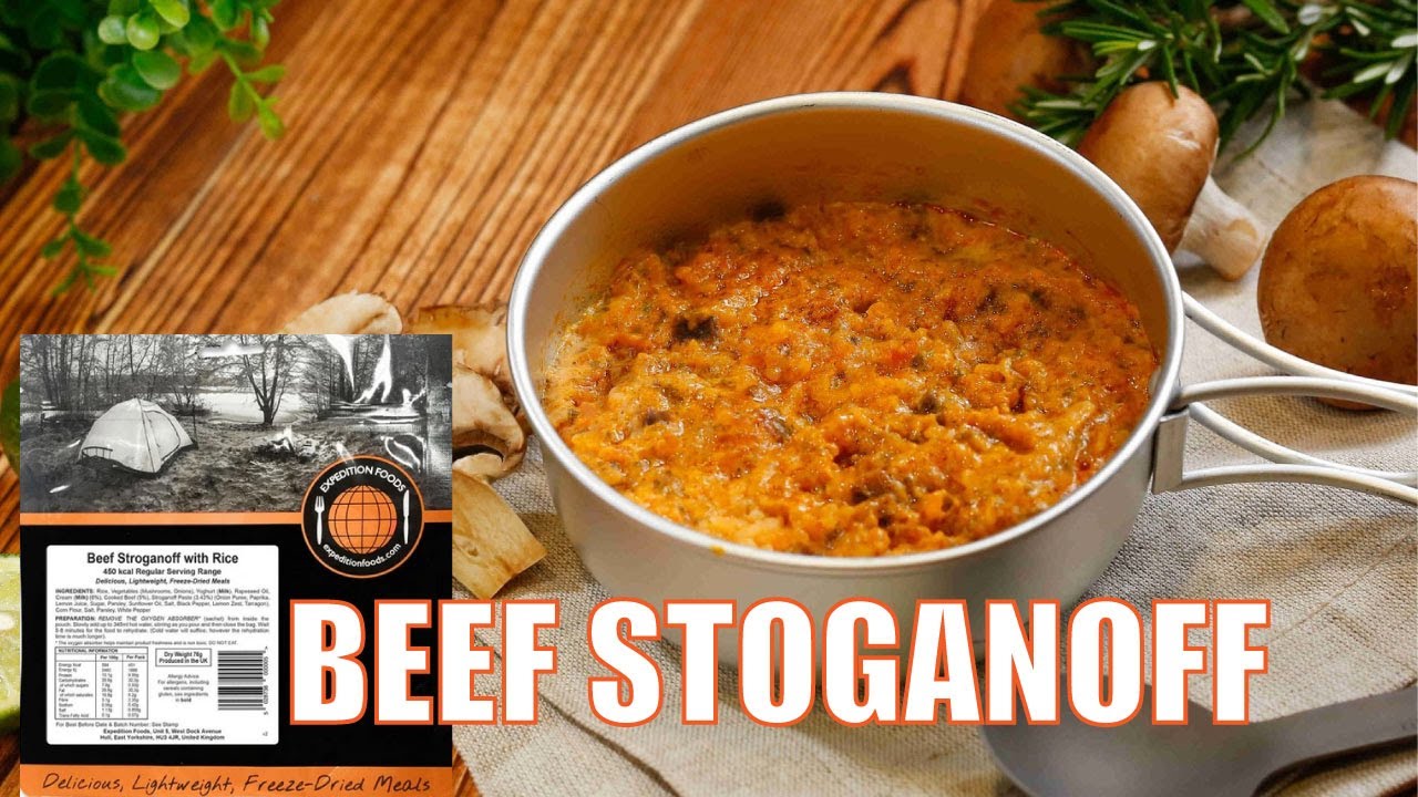 Expedition foods - Beef Stroganoff freeze dried meal taste test at Wylies Outdoor World