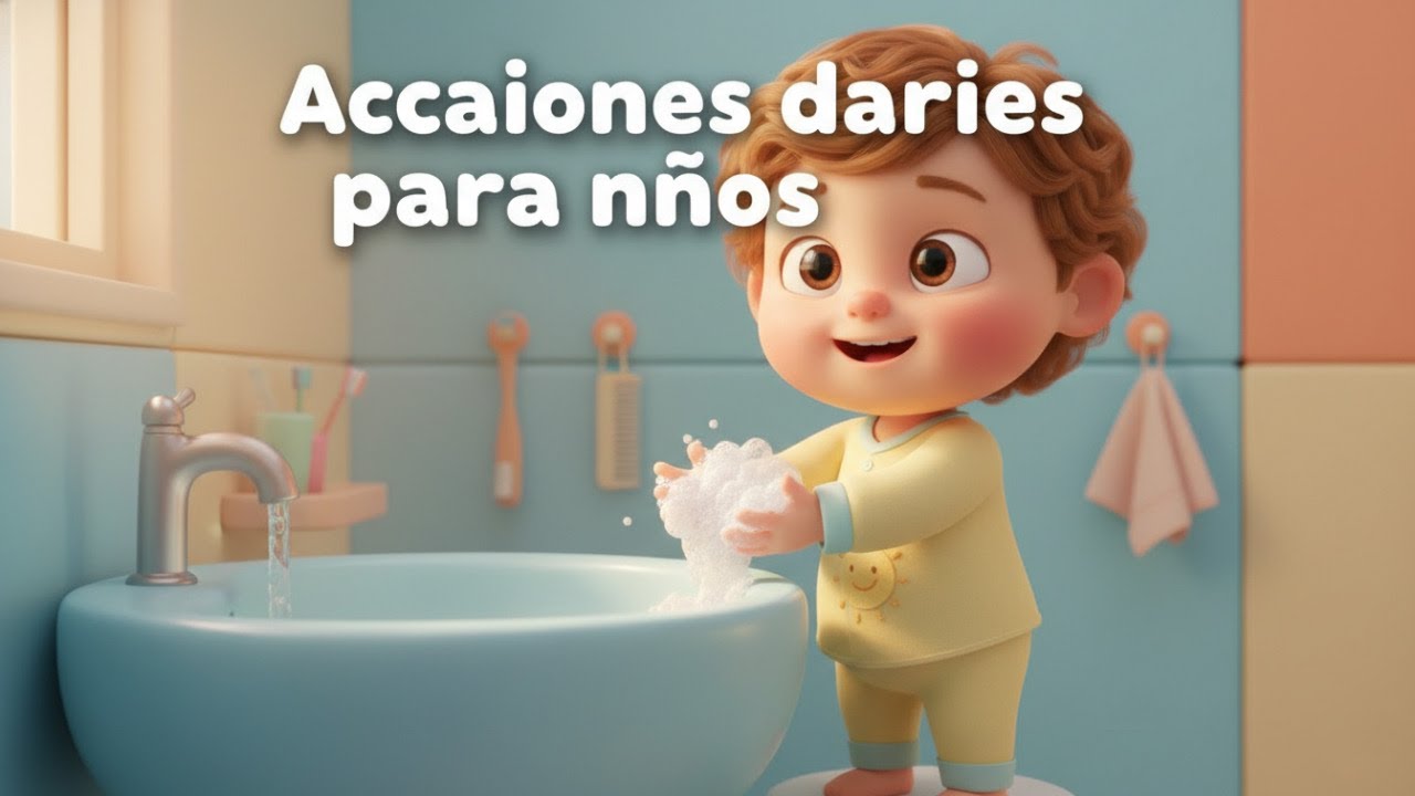 Acciones diarias para niños | Rutina diaria en español