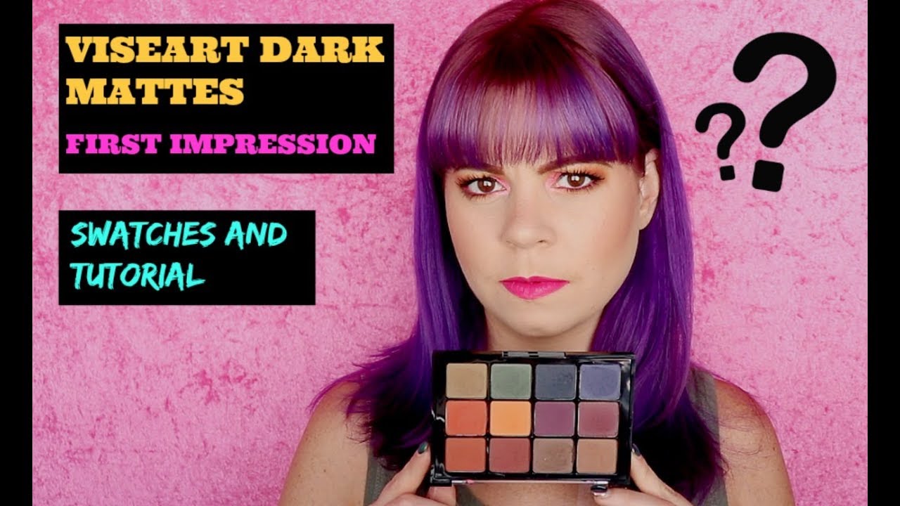 Viseart Dark Mattes First Impression and tutorial