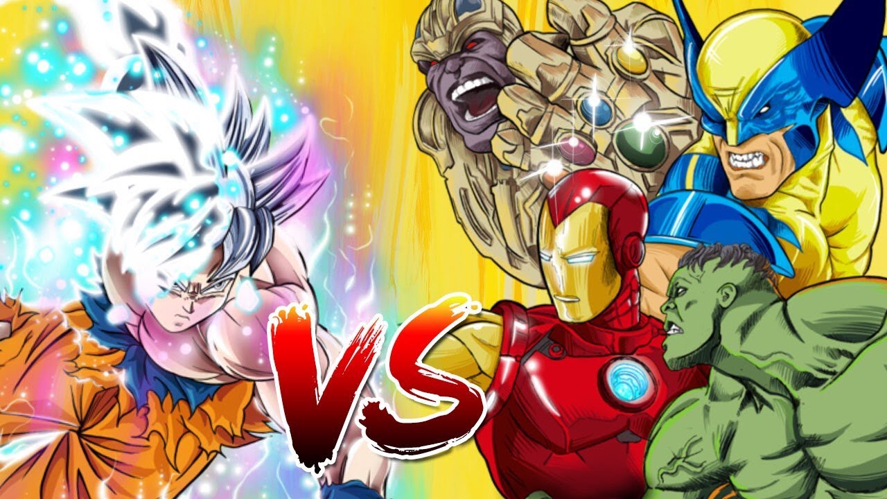 The Marvel Universe vs Goku
