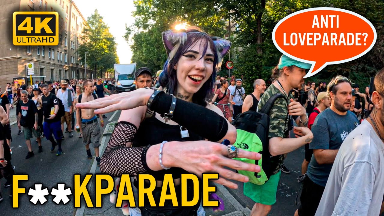 🔥 FuPa 2023 – Berlin’s Underground Techno Parade | Street Party Walk 🚶‍♂️🎶