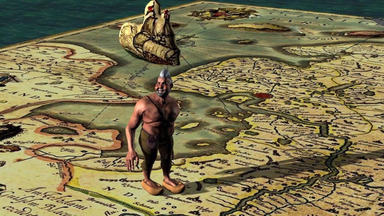 Wie der Plitenberg entstand Ostfriesische Sage CGI Animation Trickfilm