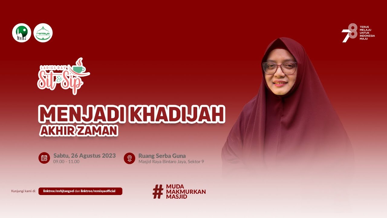 🔴[LIVE]  MENJADI SAYYIDATUNA KHODIJAH AKHIR ZAMAN  | USTADZAH UMMI MAKKI | MRBJ TV