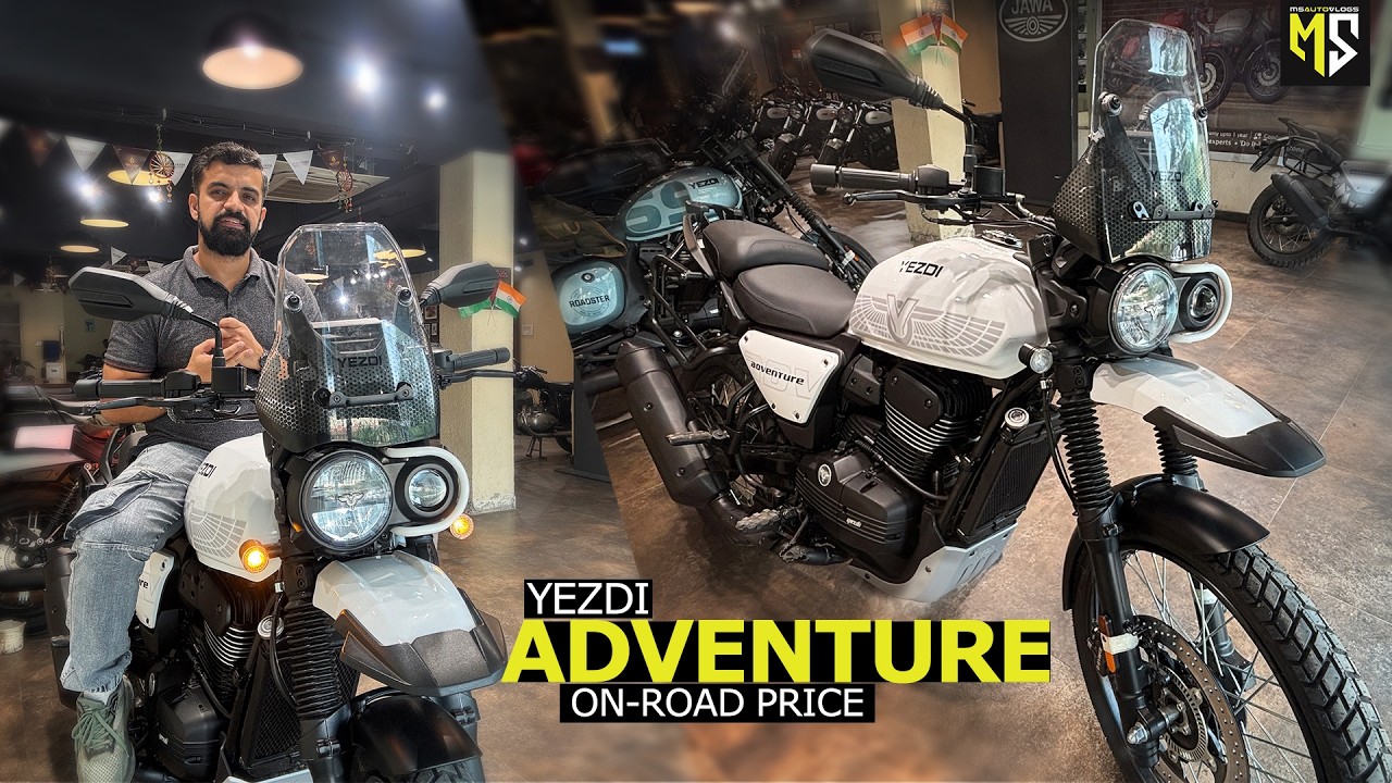 Yezdi Adventure 2025 White - Real Man’s Ride! Full Review & Price 💪🏍️