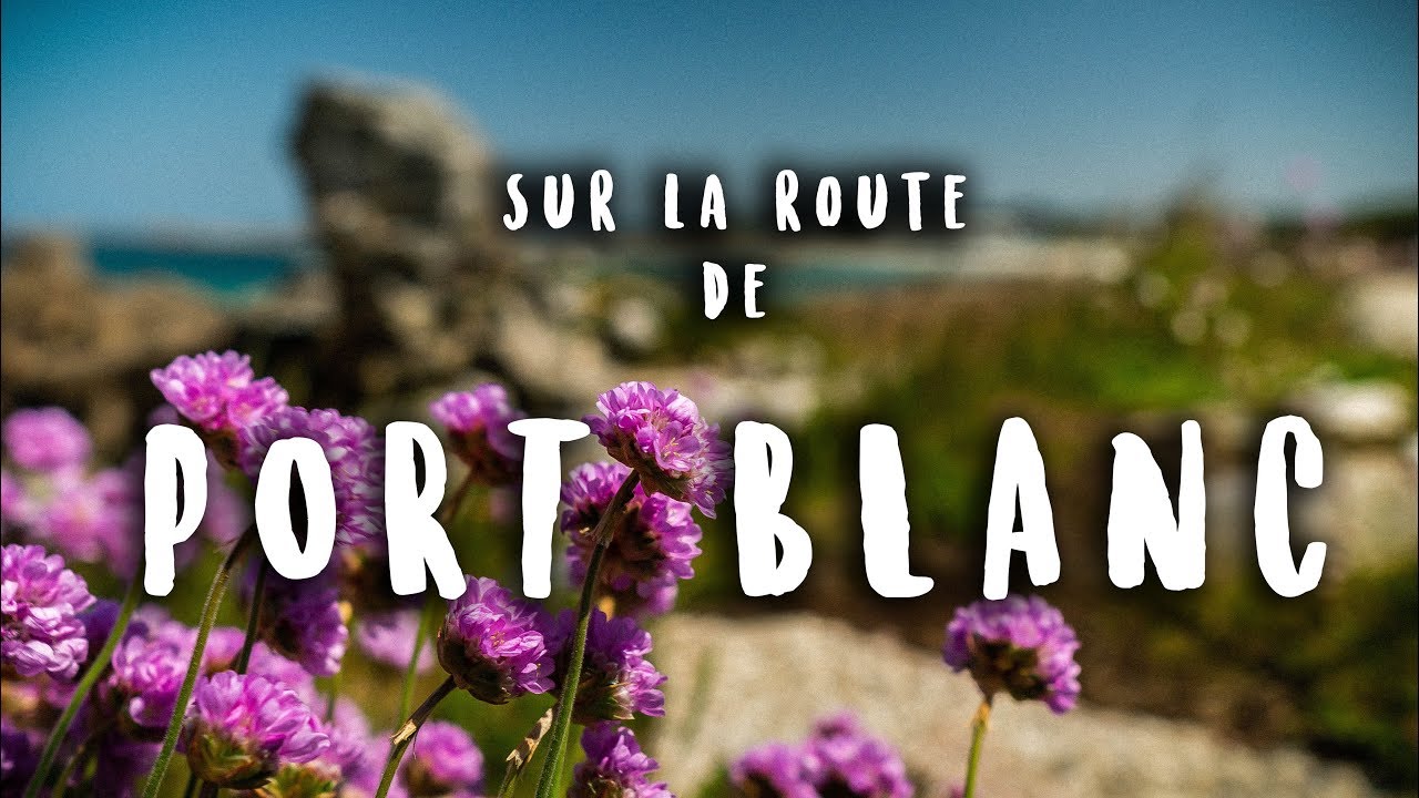 Sur la route de PORT BLANC en DRONE !