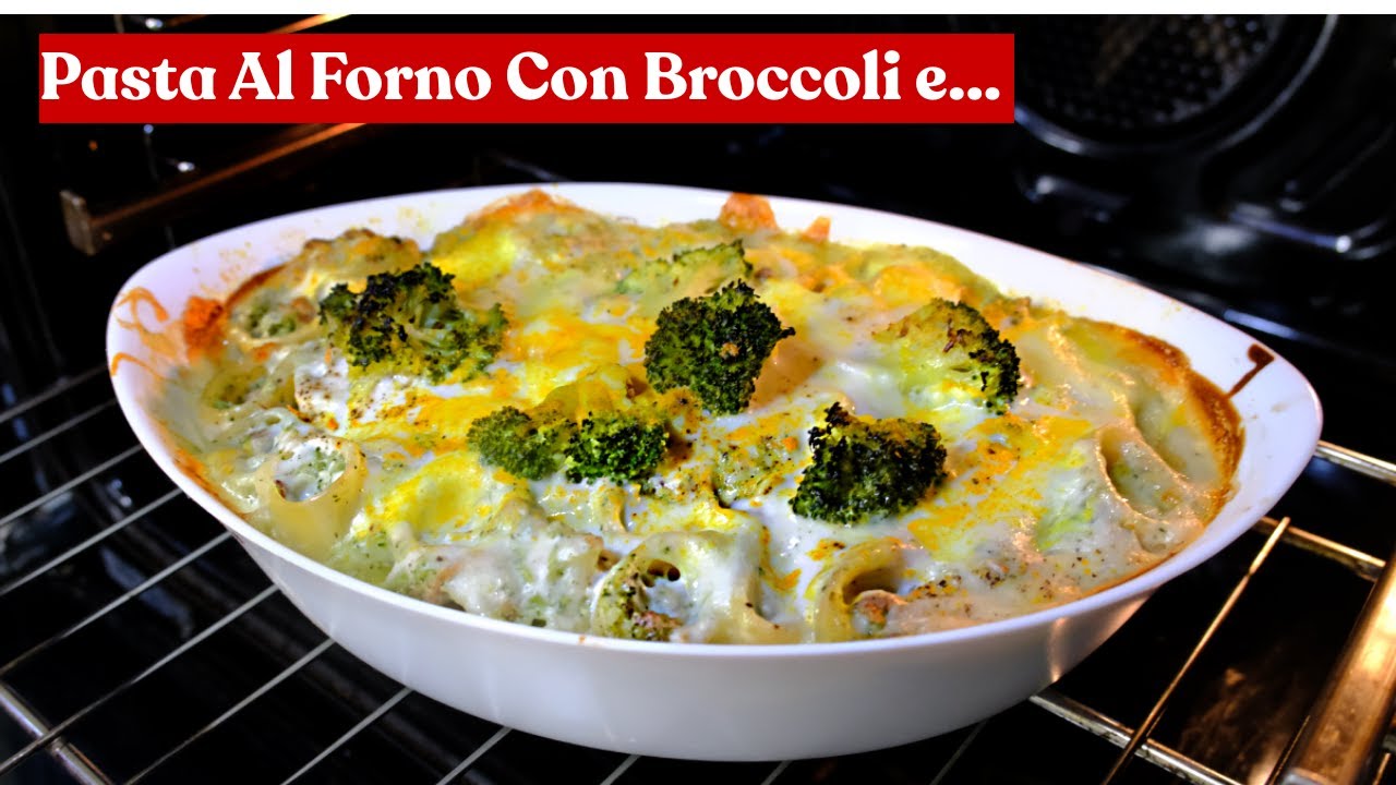 PRIMO PIATTO  PASTA AL FORNO CON BROCCOLI E SALSICCIA.