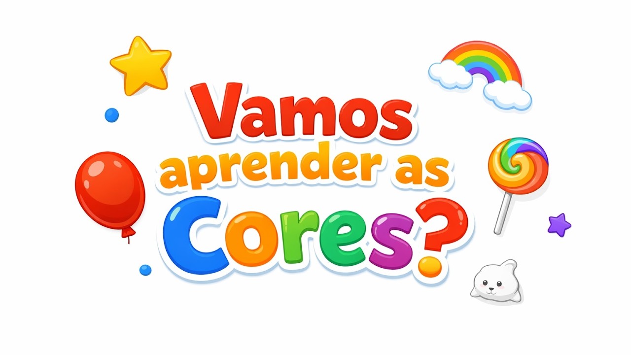 Vamos aprender as Cores | Vídeo Educativo para Crianças 👶🌈 | Vermelho, Azul, Amarelo e Mais!