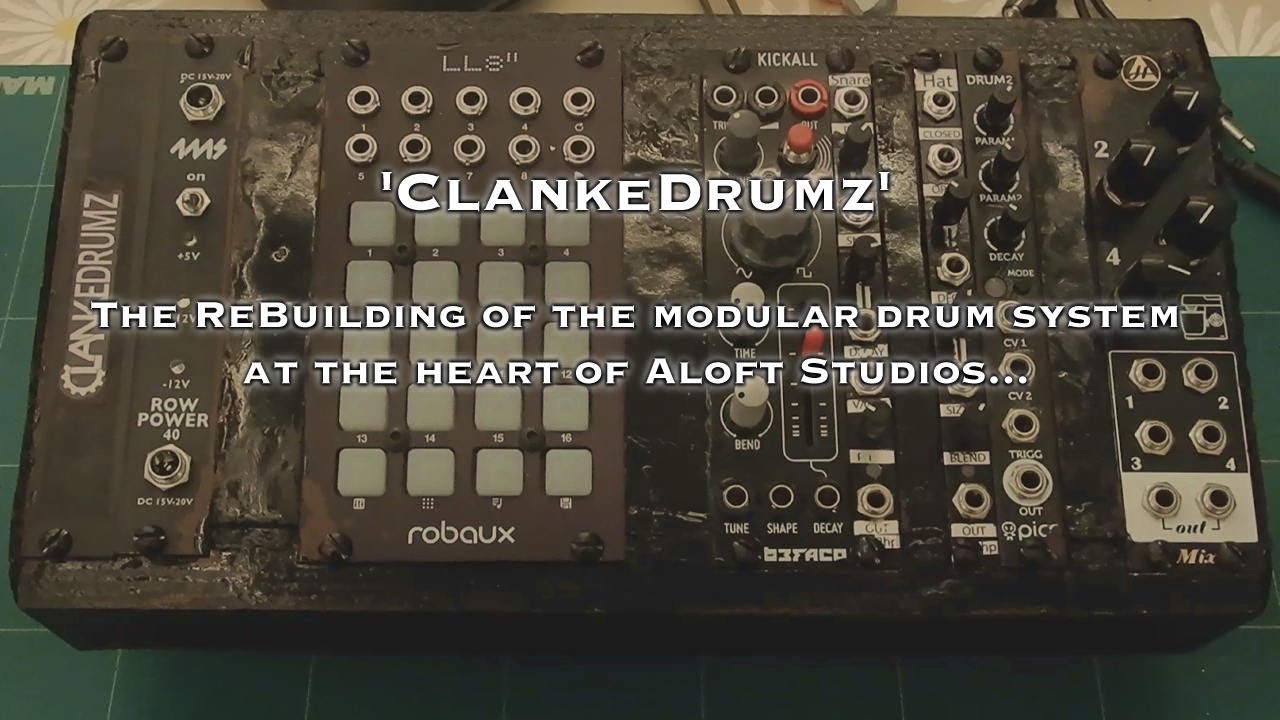 Modular Drum Machine Remake - (Eurorack Drums Rebuild)
