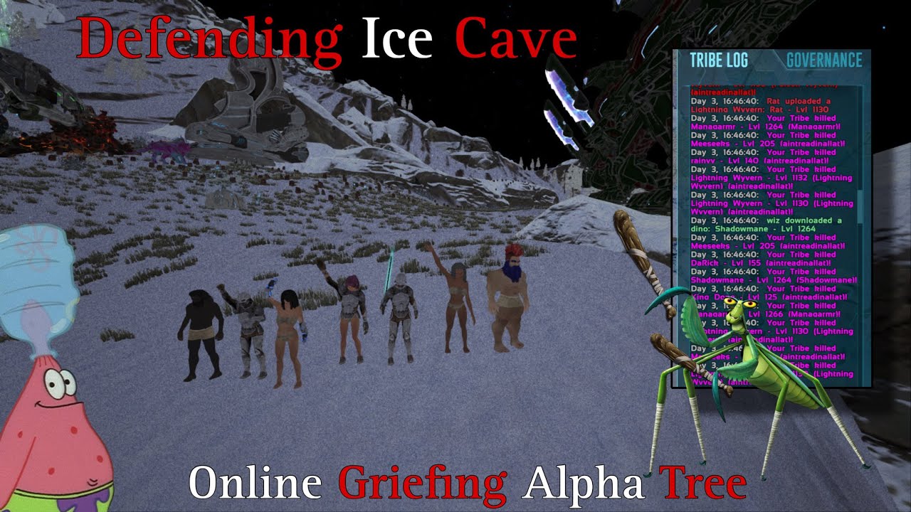 Defending Mega Ice Cave & Online Griefing Alpha Tree | BBX Fibercraft