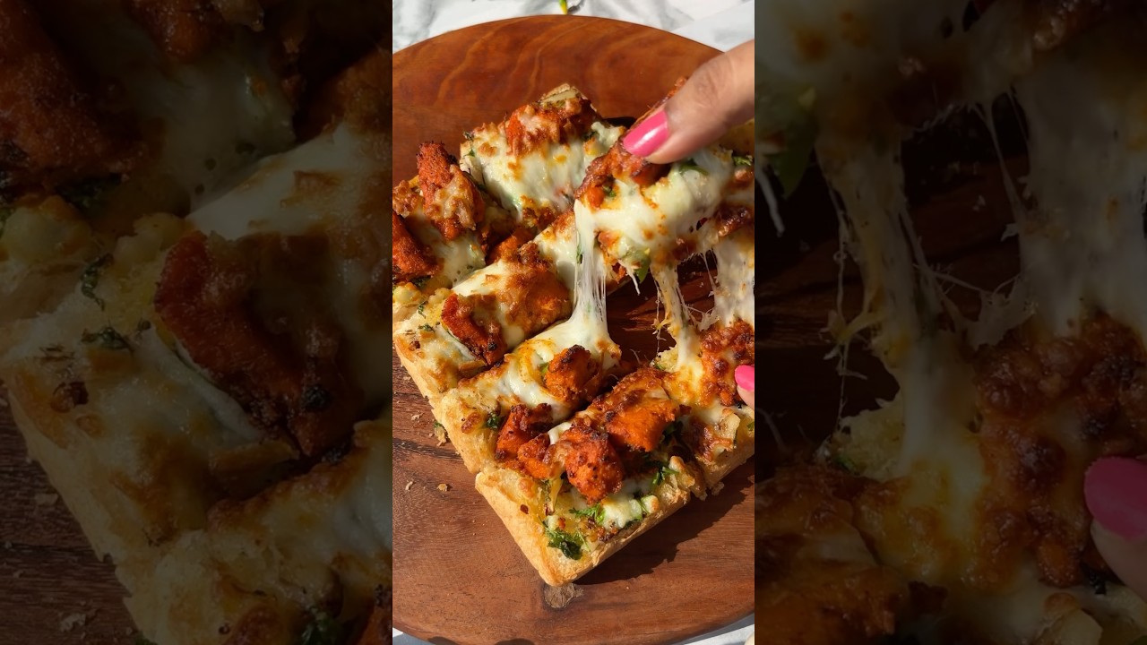 Let&rsquo;s Make *Tandoori Chicken Garlic Bread* 🔥🔥