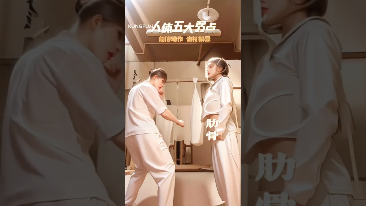 5 Weak Spots to Instantly Disable Any Opponent | Kung Fu Secrets Revealed! #wushufight #kungfuai