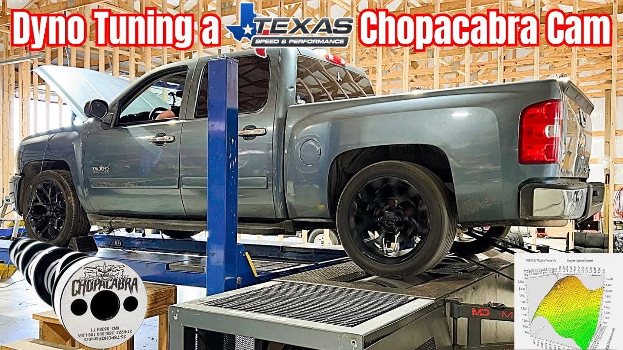 Настройка на динамометре Texas Speed ​​Chopacabra на 5,3-литровом Silverado!