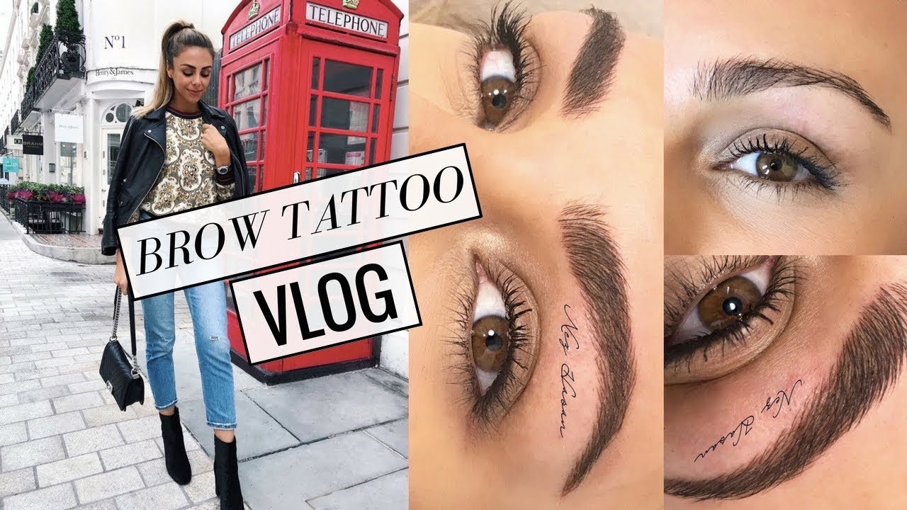 A WEEKEND IN LONDON & TATTOOING MY EYEBROWS! VLOG #7 | Annie Jaffrey