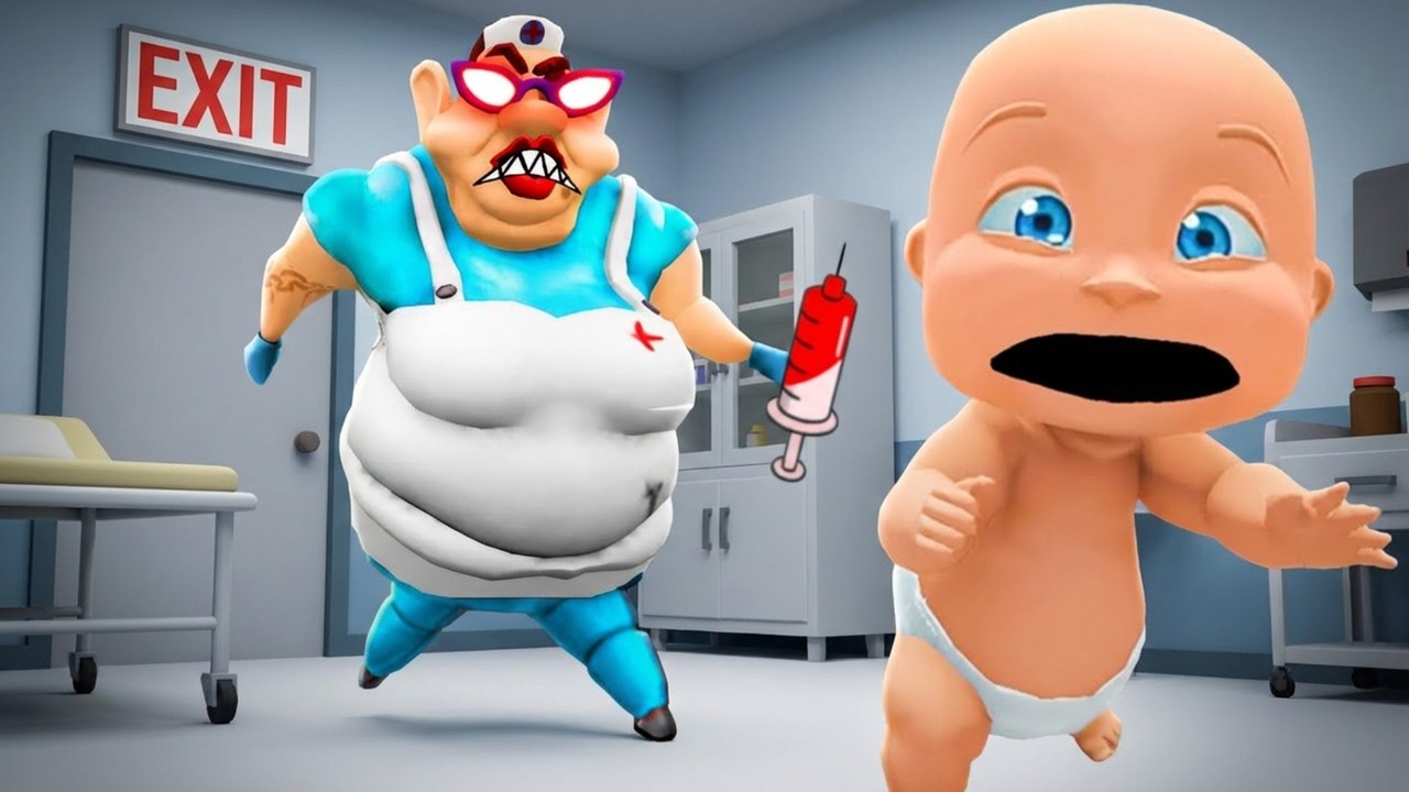 Baby MUST Escape WORST NURSE ALIVE!